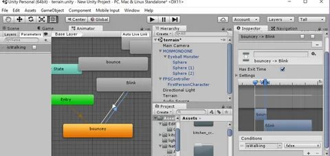 Unity движения персонажа