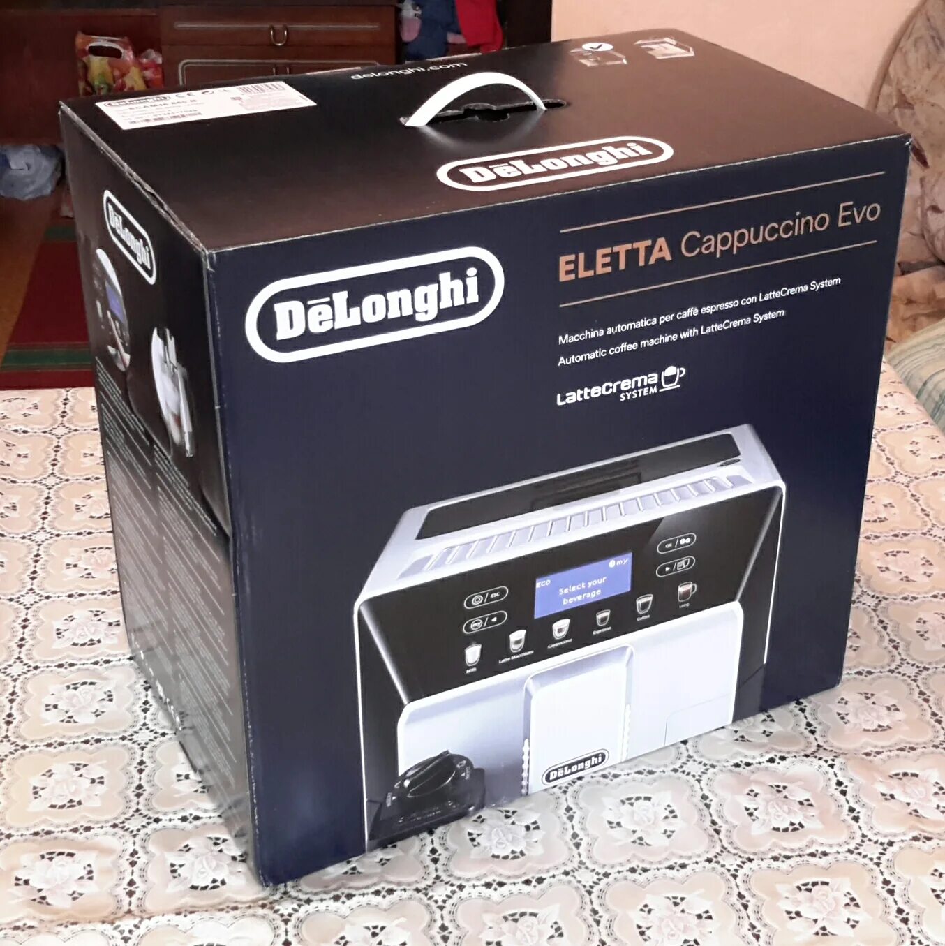 Delonghi eletta cappuccino evo. Delonghi ECAM 46.860.B. Кофемашина Delonghi Eletta Cappuccino EVO ECAM46.860. ECAM46.860.B. De'Longhi Eletta Cappuccino EVO ECAM46.860. Белый.