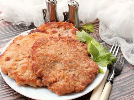 Вкусный рецепт шницеля свинины