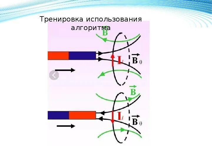 Каким будет направление индукционного тока