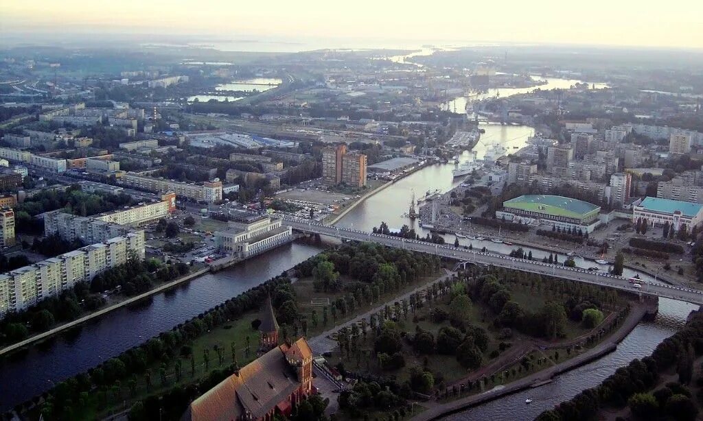Калининград с высоты птичьего полета фото Калининград с высоты. Kaliningrad oblast, Places to visit, City photo
