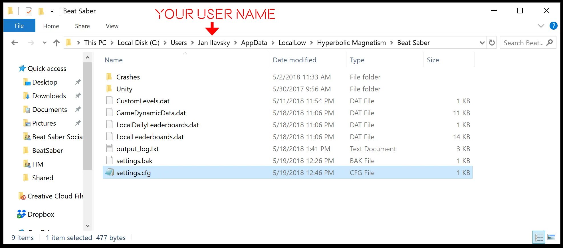 Username appdata. Beat saber меню. Beat saber диск. Beat saber settings. Beat saber Steam.