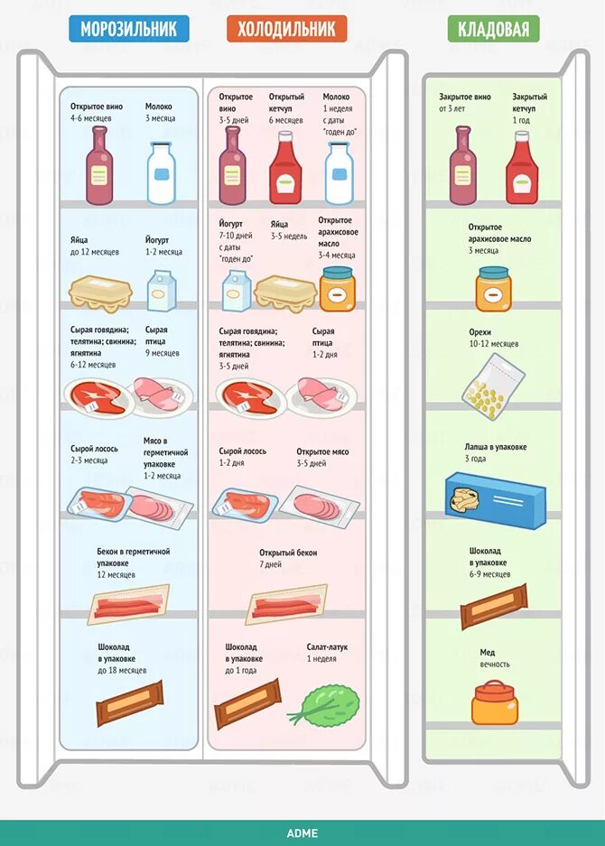 Рыба без холодильника сколько. Хранение продуктов в холодильнике. Размещение продуктов в холодильнике. Шпаргалки кулинария. Сроки хранения продуктов в холодильнике.