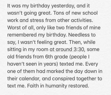 Yesterday birthday