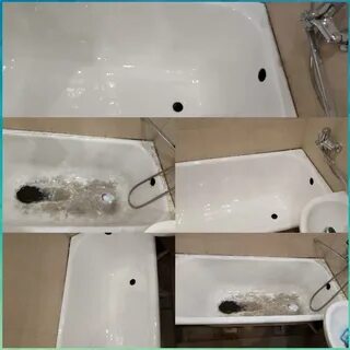 Замена эмали ванны