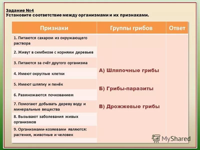 Факторы существования живых организмов