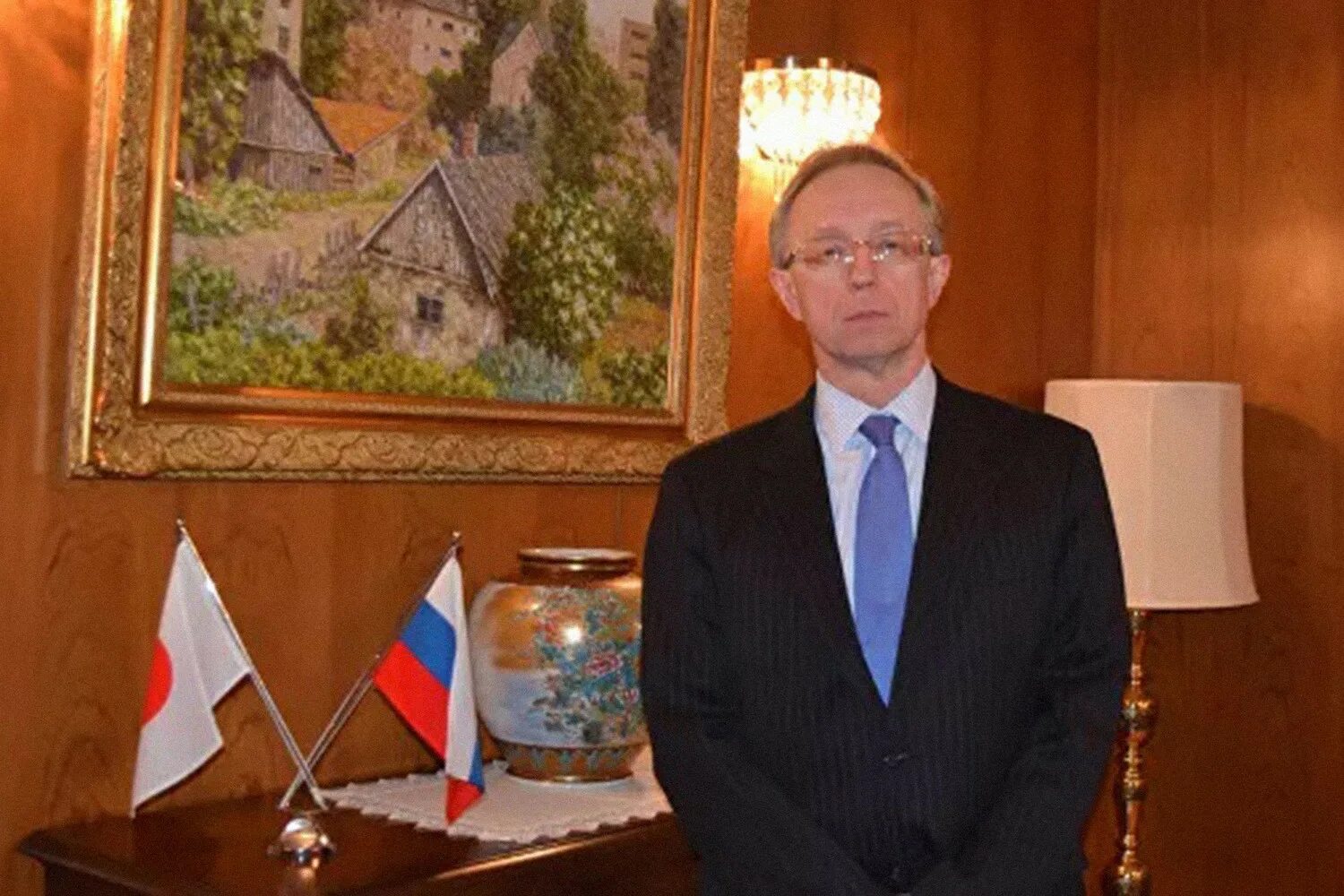 Посол россии в москве. Посол РФ В Японии Галузин.