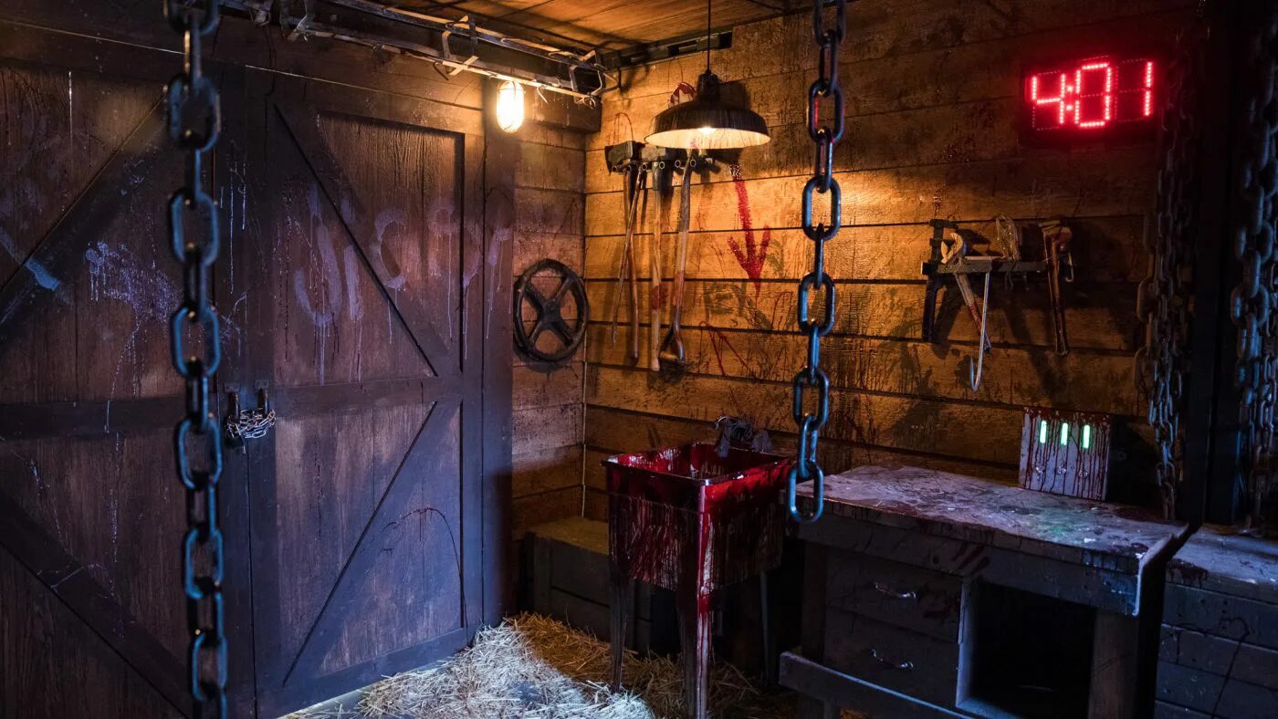 Escape Rooms квест. Пыточная комната современная. Место пыток