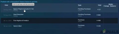 Transaction error