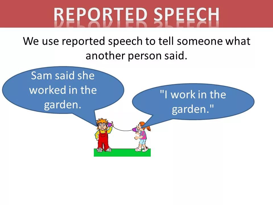 Reported speech picture. Reported Speech told. Tell или say reported Speech. Reported Statements правило. Say tell reported Speech разница.