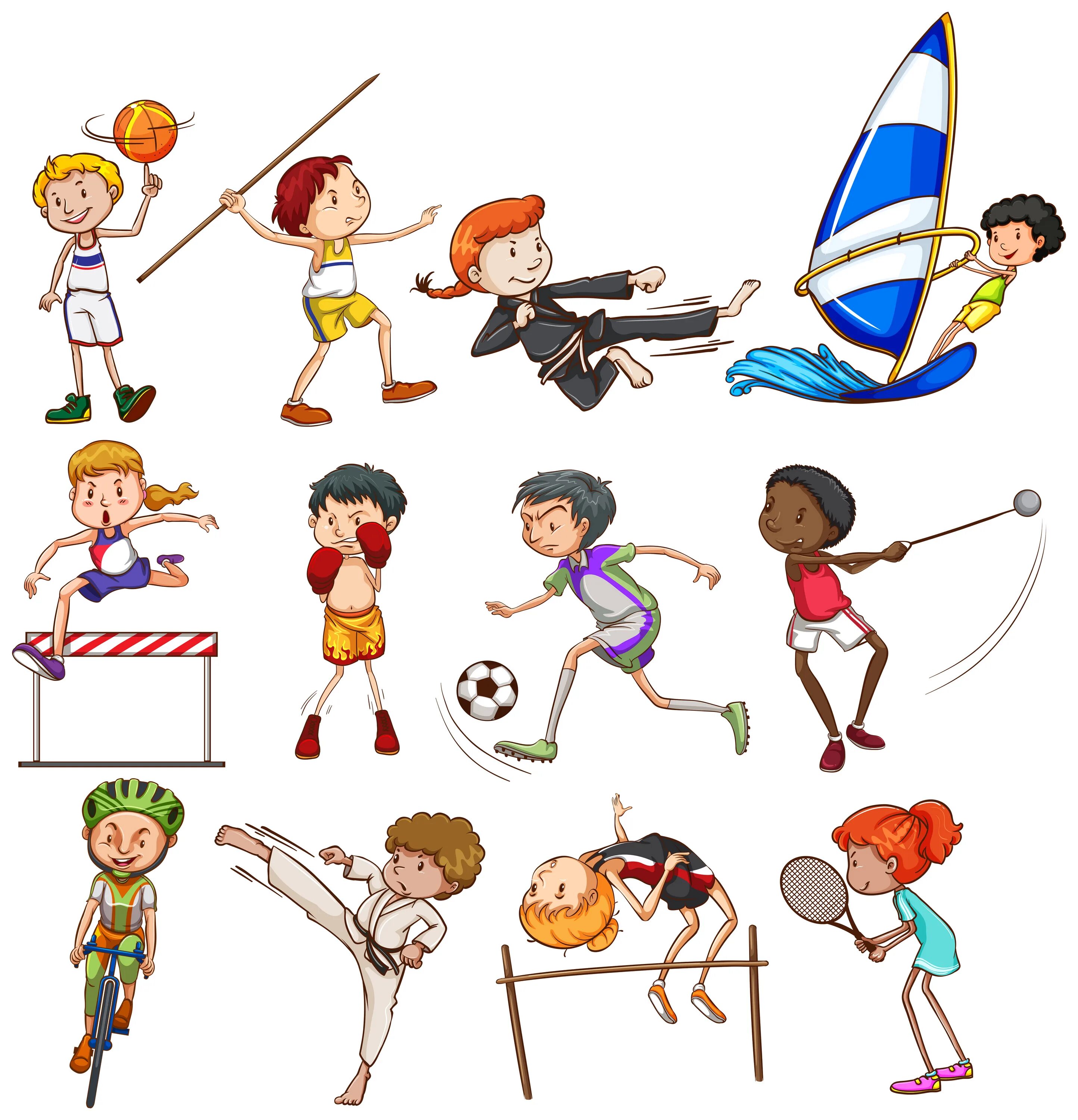 Разные виды спорта рисунки. Изображения видов спорта для детей. Иллюстрации с разными видами спорта. Иллюстрации виды спорта для детей. Different kinds of sport