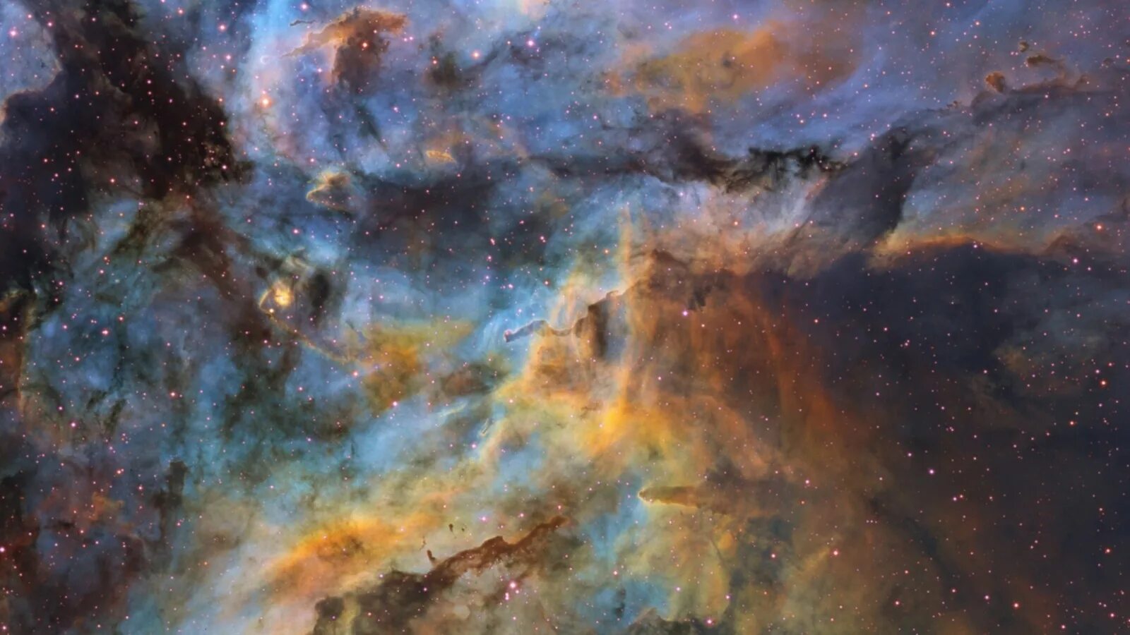 Космическая пыль. Space dust. Красные звёзды в космосе. Cosmic dust. Изображение космоса.