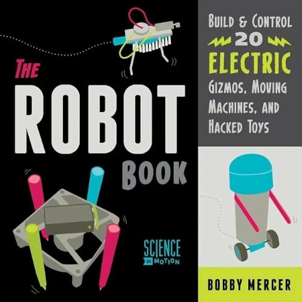 Робот Bobby. Robotics books. Robot & books. Built книга. Controlling books