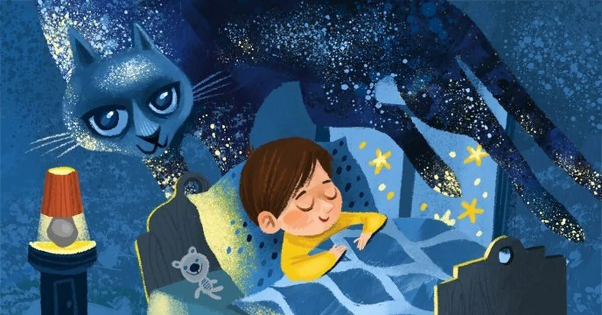 Кот охраняет сон. Сказки на ночь. Колыбельная для детей. Аудиосказка на ночь сундучок историй