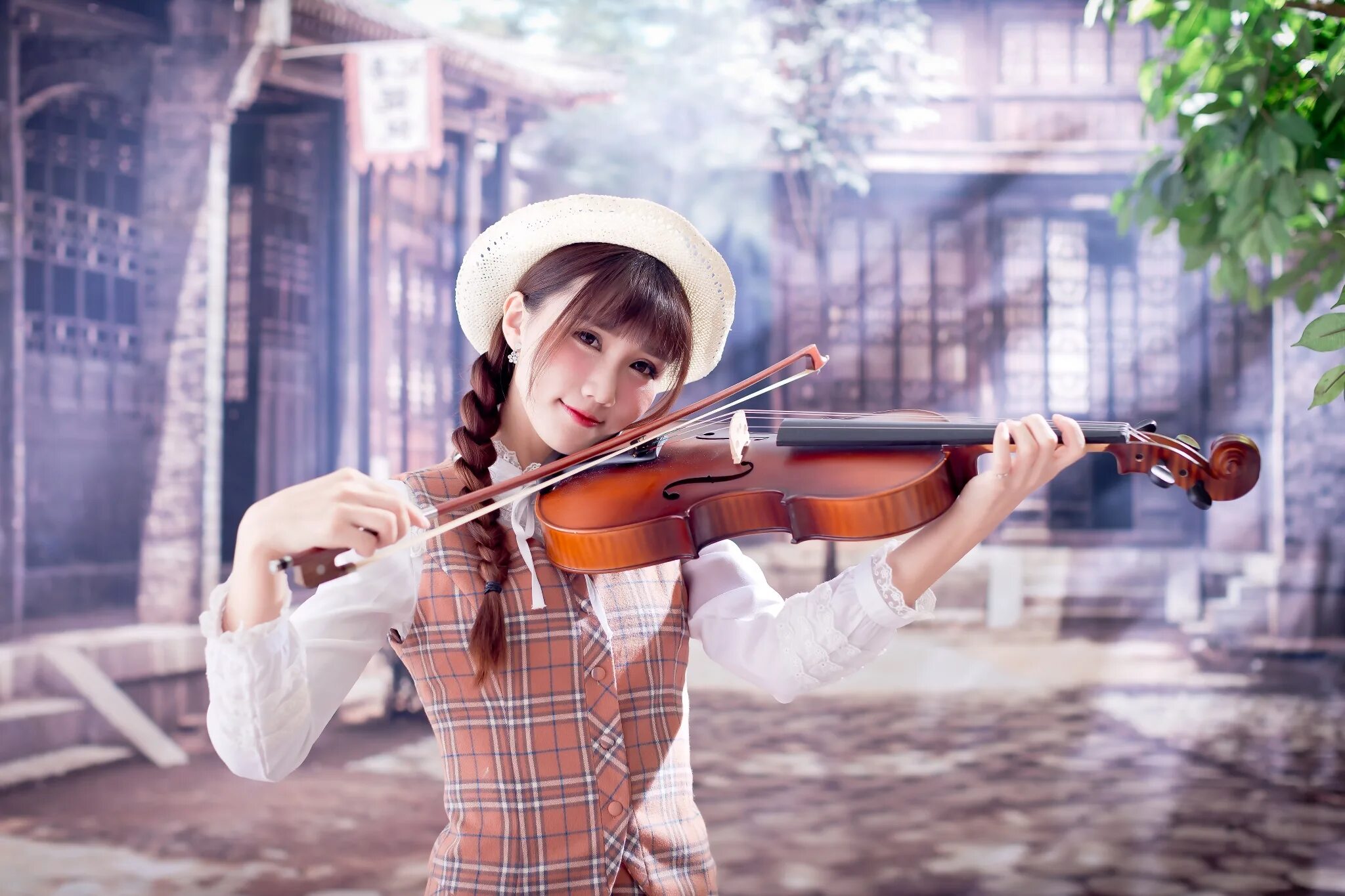 Violin love. Violin Cover illustration. Chinese Musics for Violin. Violin Sound. Best Instrumental Music.