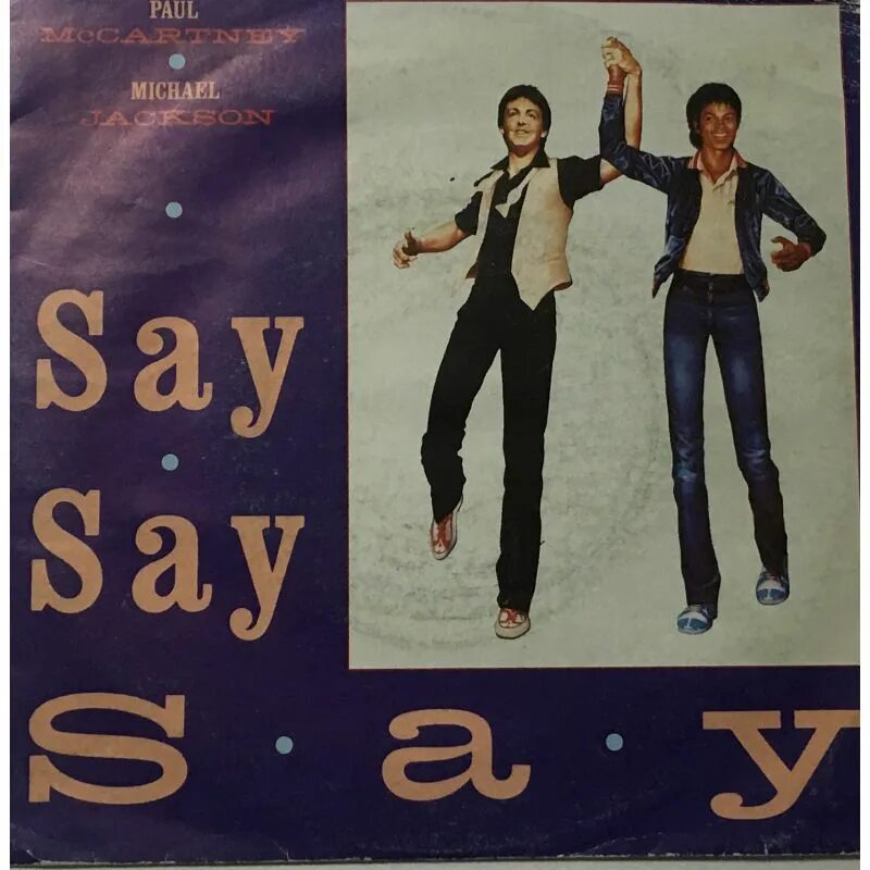 Mccartney michael jackson say say say. Paul MCCARTNEY & Michael Jackson – say say say обложка.