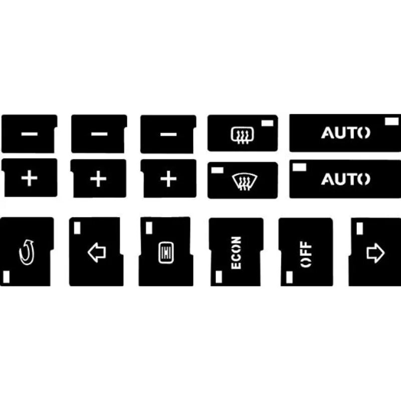 наклейки на климат контроль