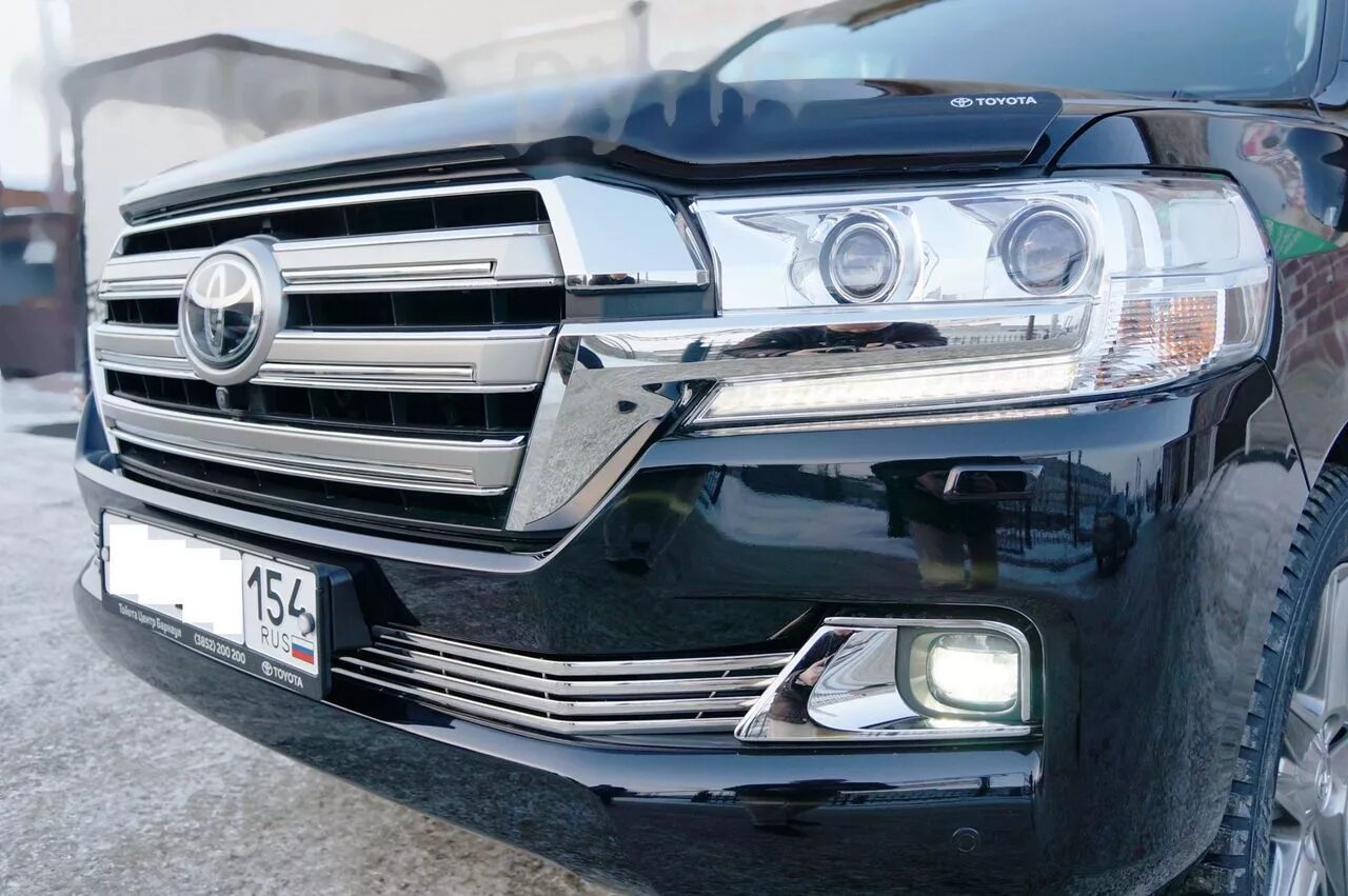 Пошаговая инструкция как снять решетку радиатора и фары на новом TLC200. - Toyot