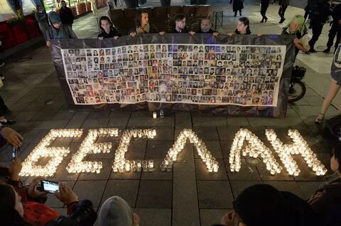 Акция памяти жертв беслана