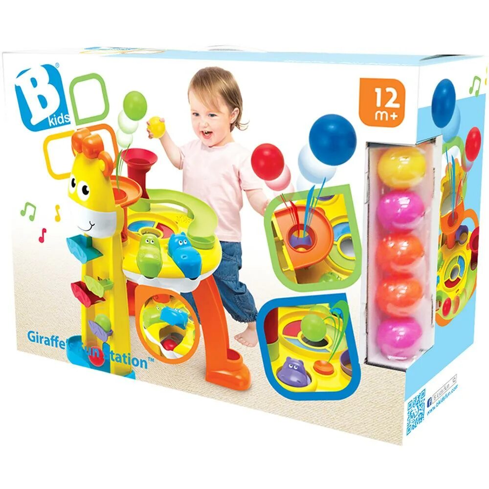 Игровой центр веселый Жираф. Развивающий центр b Kids. Интерактивная развивающая игрушка b Kids. Игрушка веселый Жираф развив. (От 6 мес), ch03087.