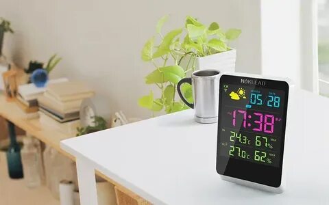 Weather station clocks