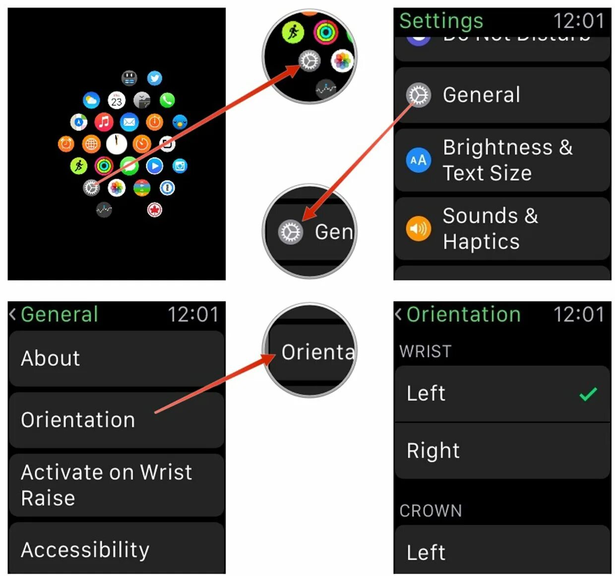 Как настроить эпл вотч. Apple watch se настройки. как настроить клавиатуру apple watch se. как поменять руку на apple watch. как в настройках поменять пуку на эплвоч.
