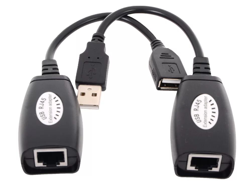 Удлинить usb. Адаптер-удлинитель USB-AMAF/rj45. Удлинитель USB 2.0 по витой паре VCOM cu824. USB rj45 удлинитель. USB-AMAF/rj45.