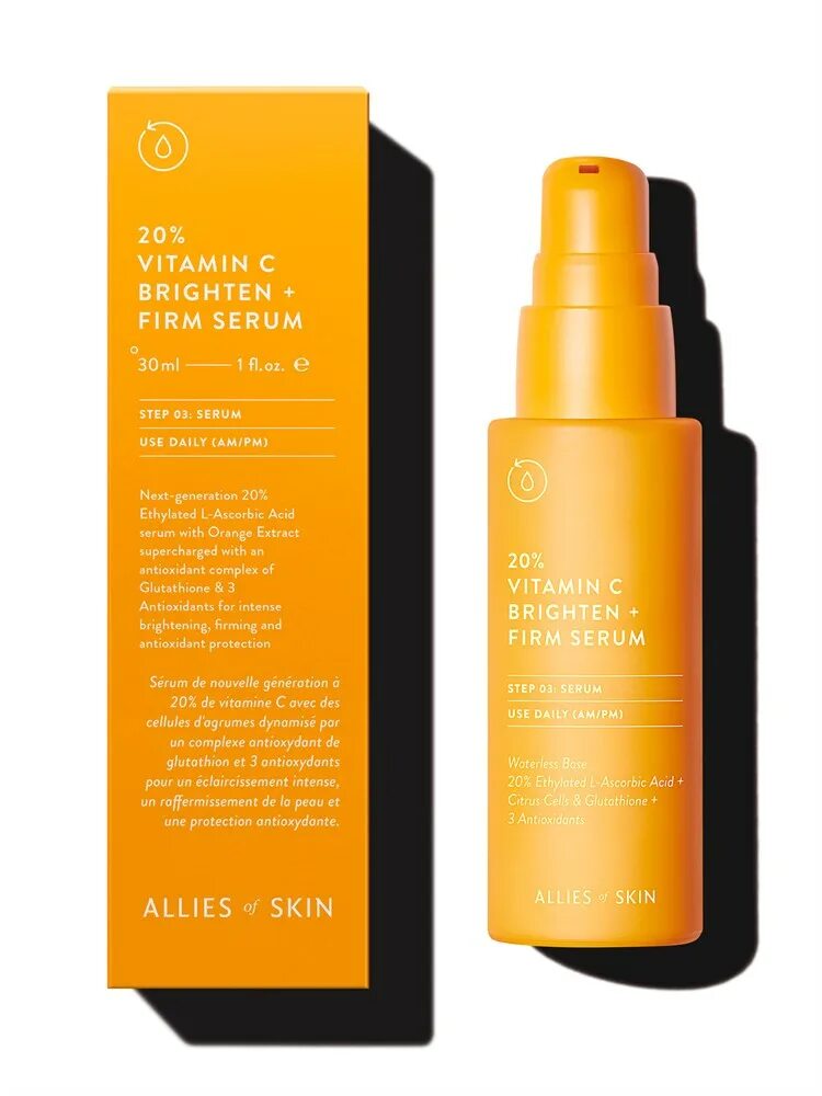 Осветляющая сыворотка с 35% витамина c allies of skin 35% vitamin c brighten + perfecting serum. Vitamin brightening сыворотка. Allies of skin ретинол. Allies of skin сыворотка с витамином. Allies of skin vitamin c serum.