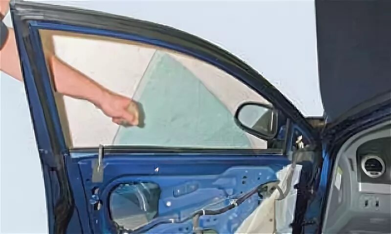 Removing the front door glass (Chevrolet Lacetti 1 2002-2009: Body: Repair of bo