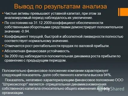 Отрицательные чистые активы ликвидация
