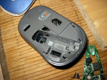 Разборка мыши logitech