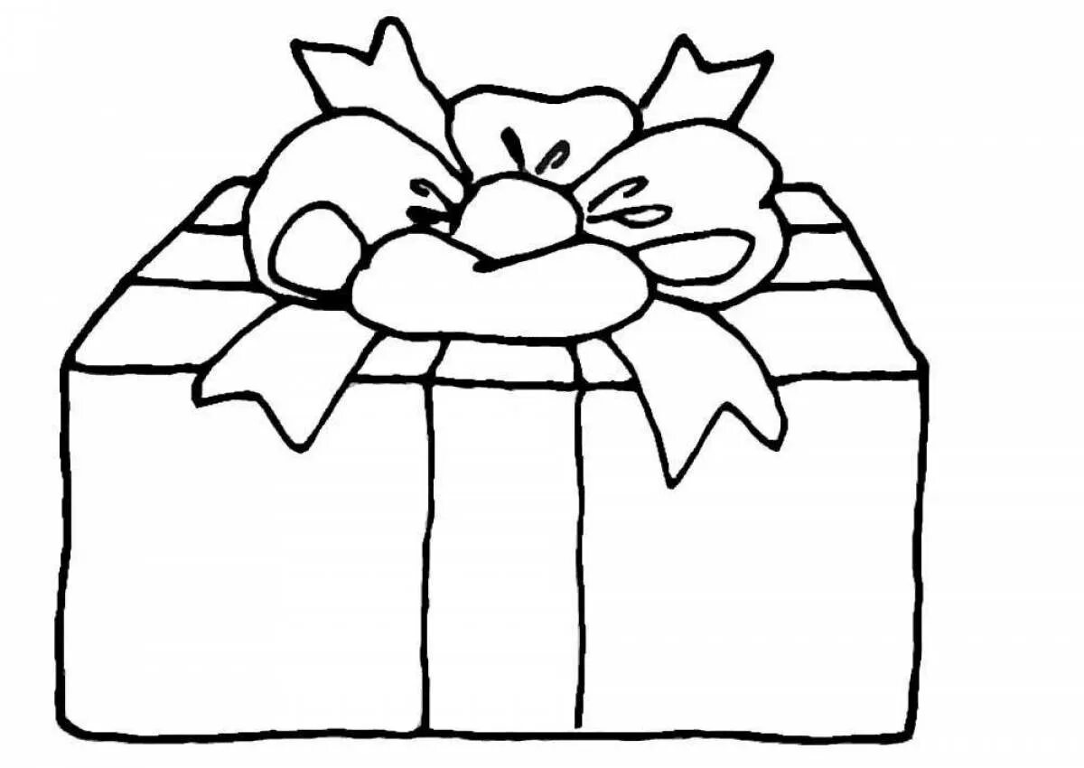 Подарки распечатать. Подарок раскраска. Подарочная коробка раскраска для детей. Раскраска коробка с подарком. Новогодние подарки раскраска.