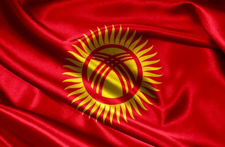 Флаг киргизии до и после