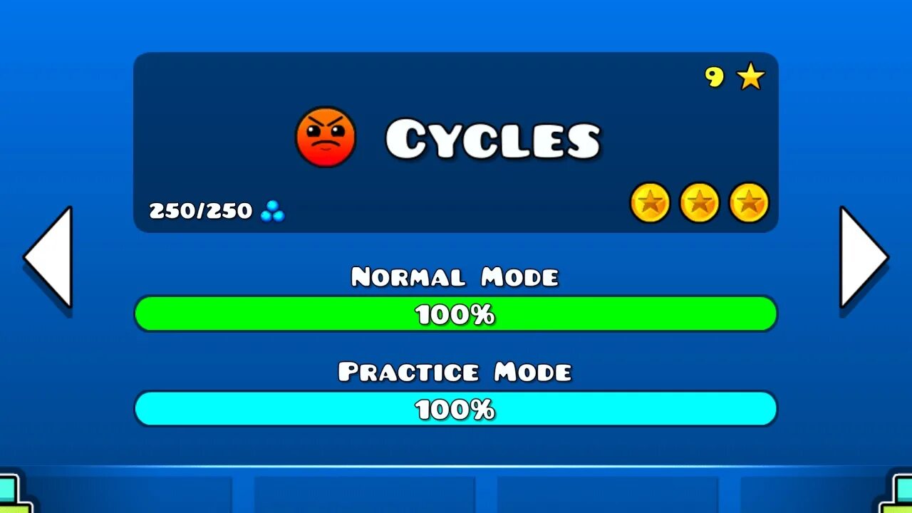 1 уровень в geometry dash. Геометрии Даш Cycles. Уровни Geometry Dash 2.2. Геометрия Даш 2 уровень. Лёгкие уровни в ГД.