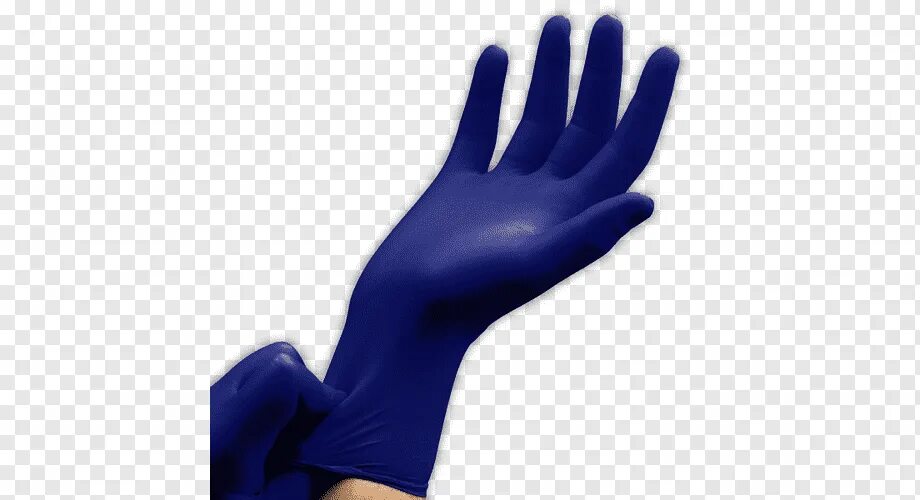 Перчатки синие медицинские. Синяя рука. Рука в перчатке. Медицинские перчатки на прозрачном фоне.