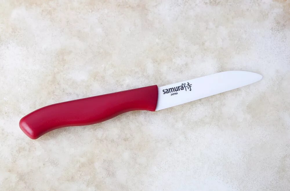 Керамические кухонные ножи купить. Нож керамический Samura. Самура нож керамика 7.5 см. Набор керамических ножей Samura Eco-Ceramic. Нож кухонный керамический 6 РД 25016.
