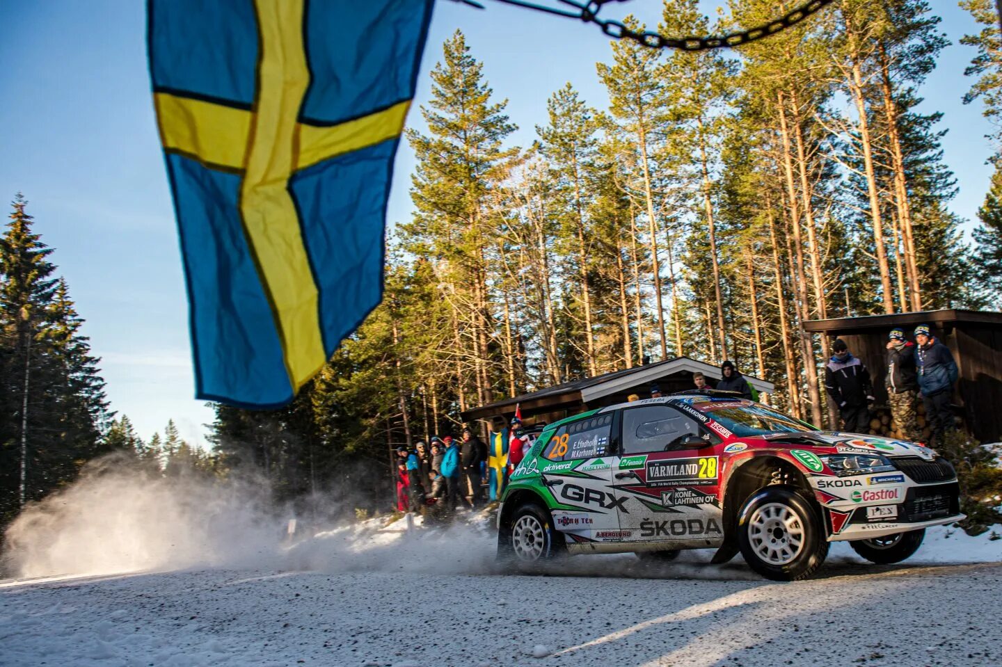 Ралли швеции. Skoda WRC 2020. Ралли Швеции Шкода. Ралли Швеции 2023. Шкода в лесу.