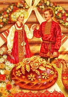 Мужчина и женщина на руси