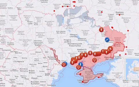 Карта украины 13.08 2024