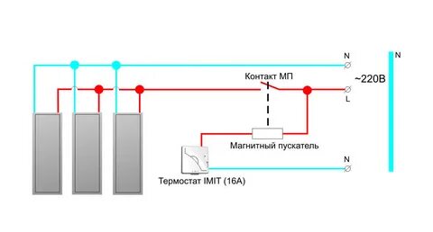 Как подключить потолочный обогреватель