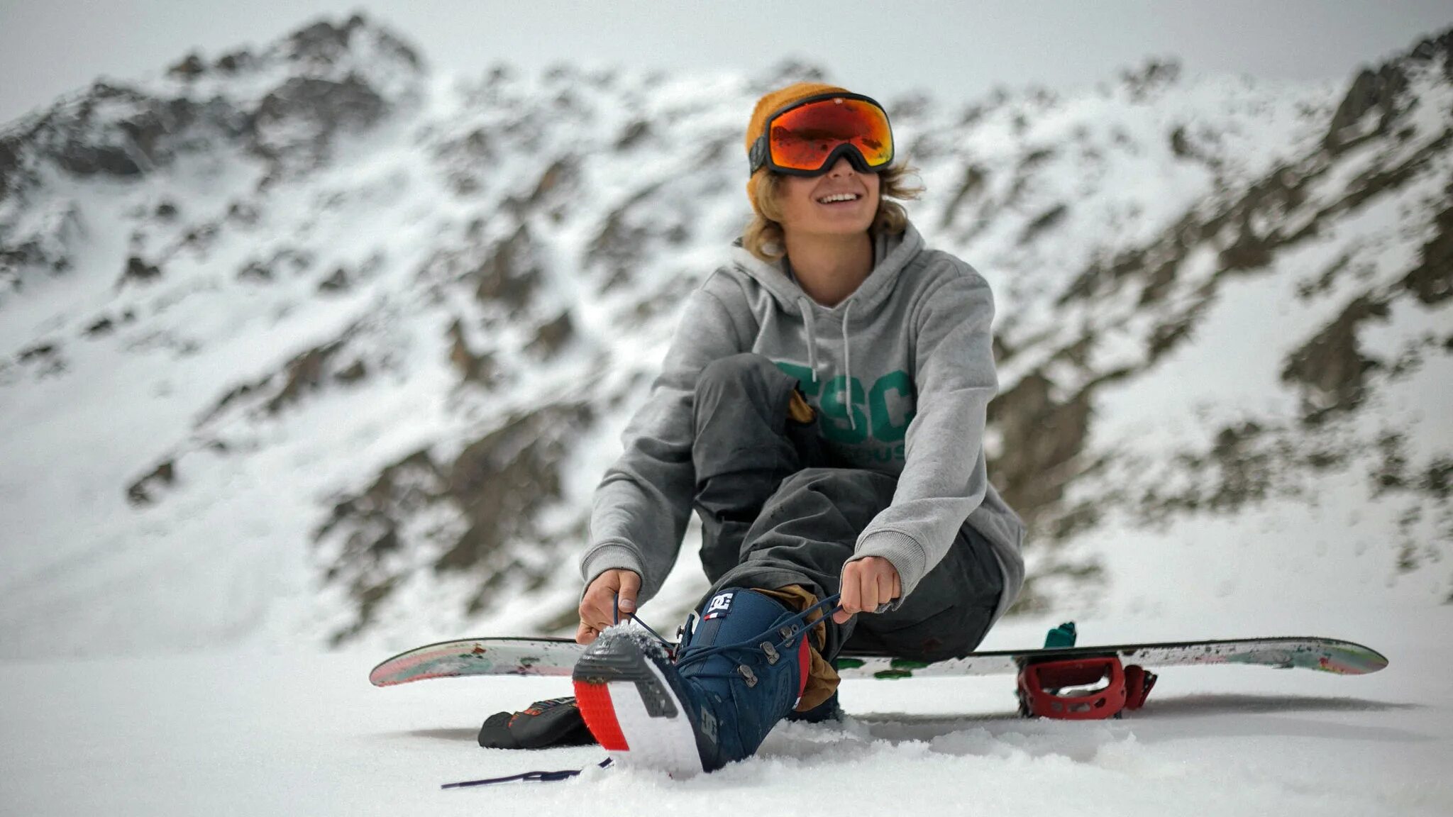 Go snowboarding