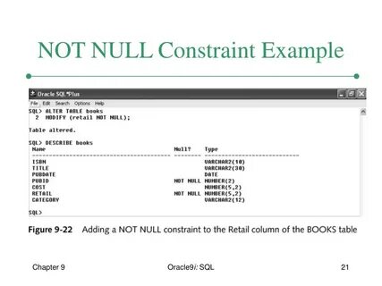 Oracle examples
