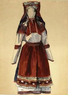 Рязанский народный костюм женский