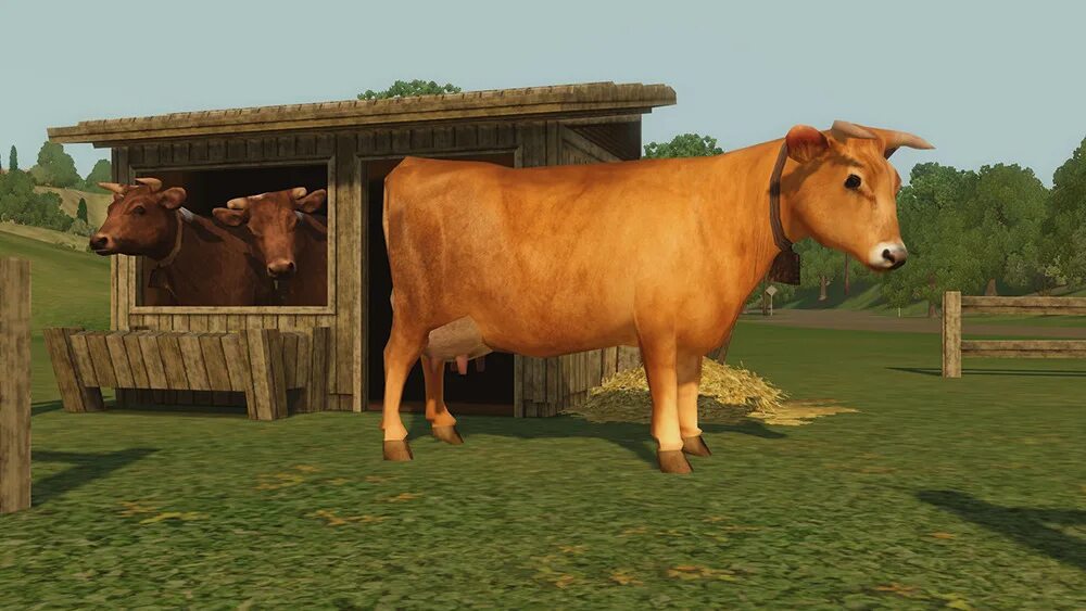 Корова в 3 4. Симс 3 коровы. sims 4 корова. симс 3 ферма. корова симс 2.