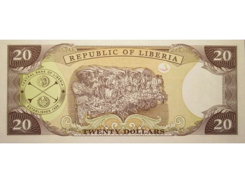 20 Долларов в 2011 году. Африканский доллар 24 года. Купюры 2009