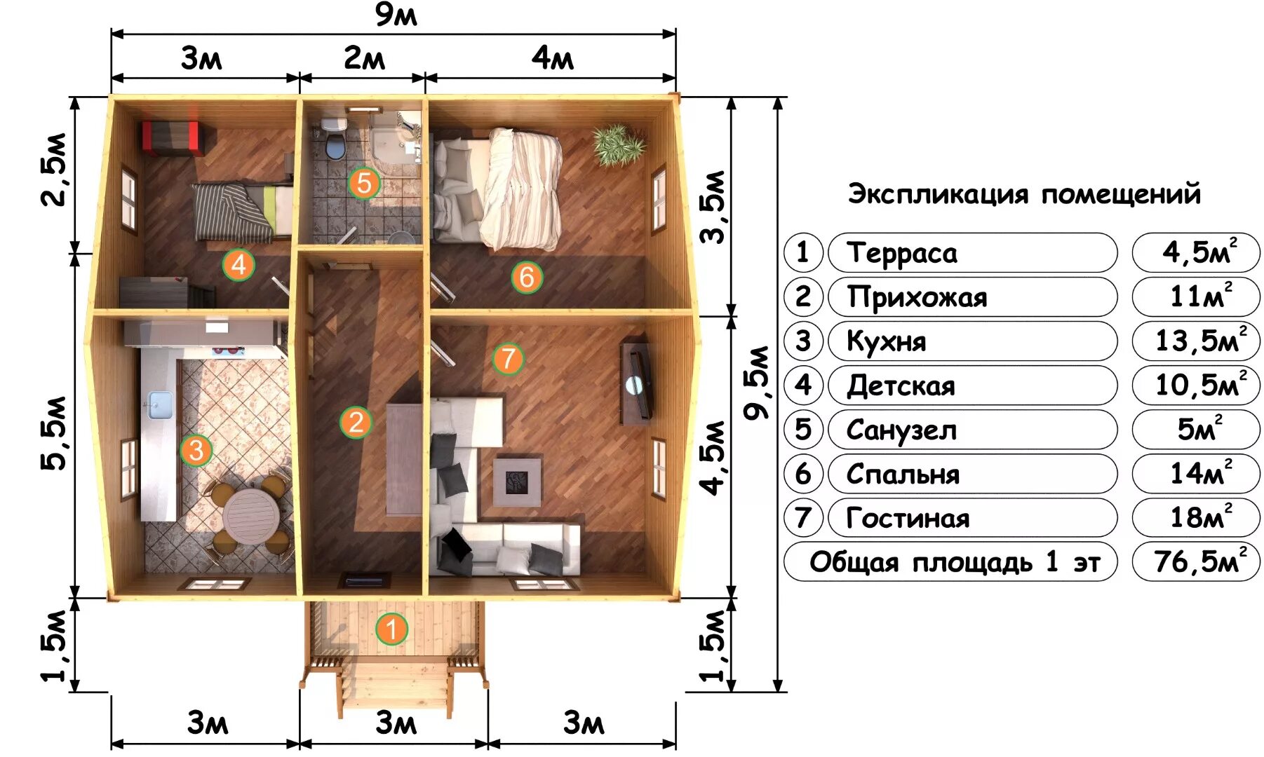 5 76 10. Проект дома из бруса 9х9 одноэтажный. Проект каркасного дома 9х9 одноэтажный. Планировка одноэтажного дома 7,5х9. Планировка домов из бруса одноэтажных 9на9.