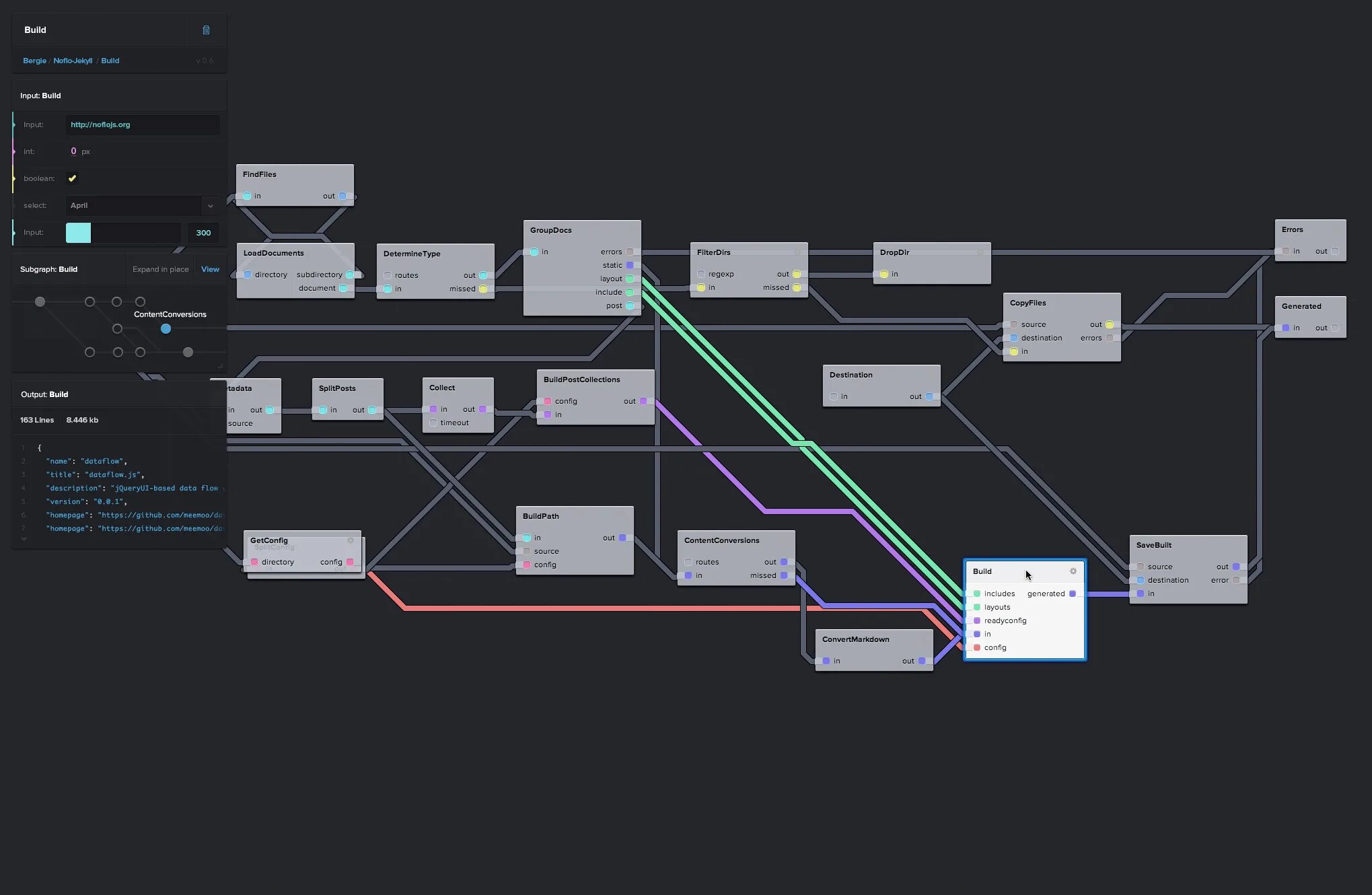 Code nodes