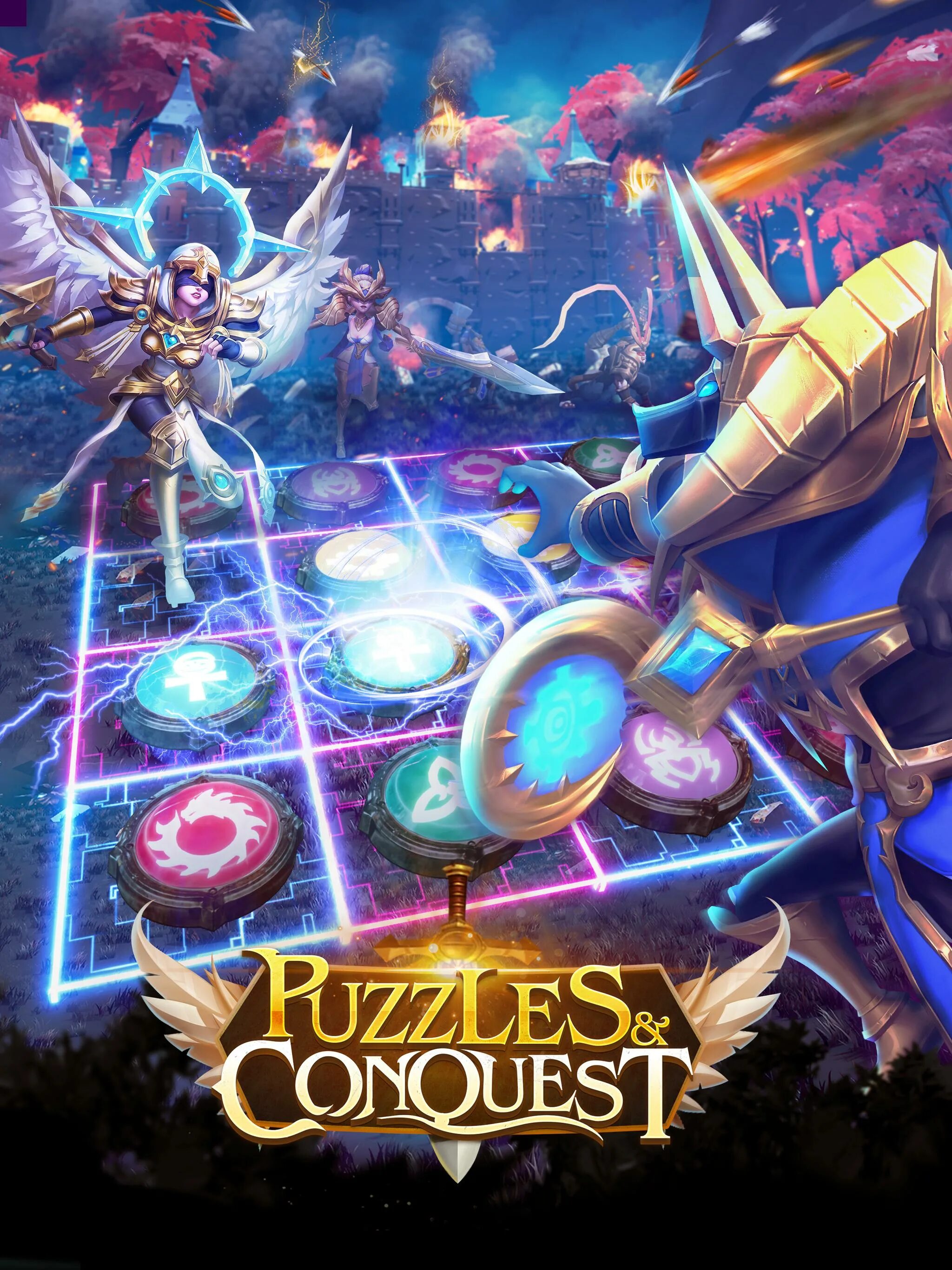 Conquest андроид игра. Игра puzzles conquest. puzzles conquest герои. puzzles conquest реклама. талон puzzles &amp;conquest.