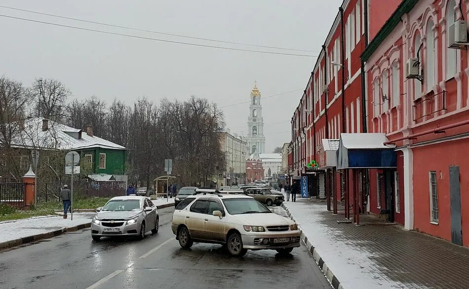 Изменения на посаде. Улица Посадская Сергиев Посад. Проспект красной армии Сергиев Посад зимой.