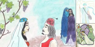 ашик кериб рисунки детей